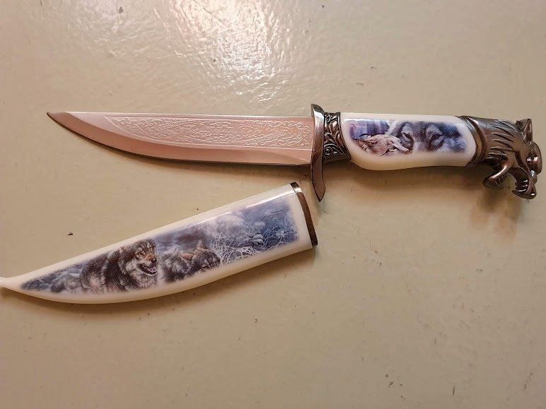 Accessori: Wolf-Schwert-Messer-Dolch-Indianer – Nuovo e nell'imballaggio originale da Würenlos venduto da Sadhu2 1