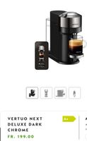 Nespresso Kaffemaschine VERTUO NEXT DELUXE DARK CHROME