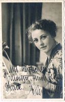 Ellen Hille 1908-62 Autogramm signiert Vintage Foto 9x14cm