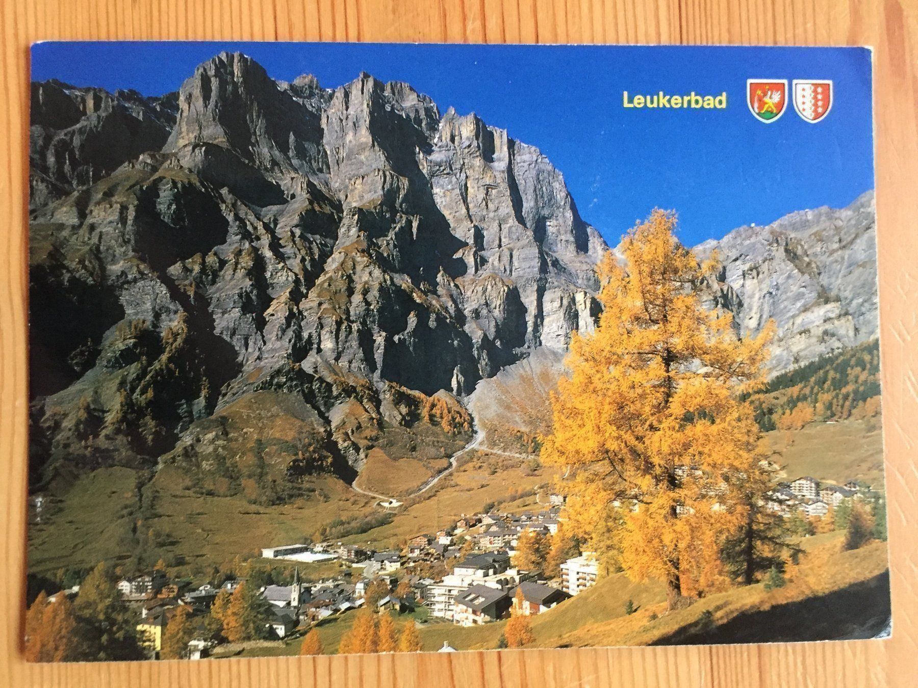 Ansichtskarten: Leukerbad - AK 1986 – Gebraucht aus Oberuzwil von Henri09