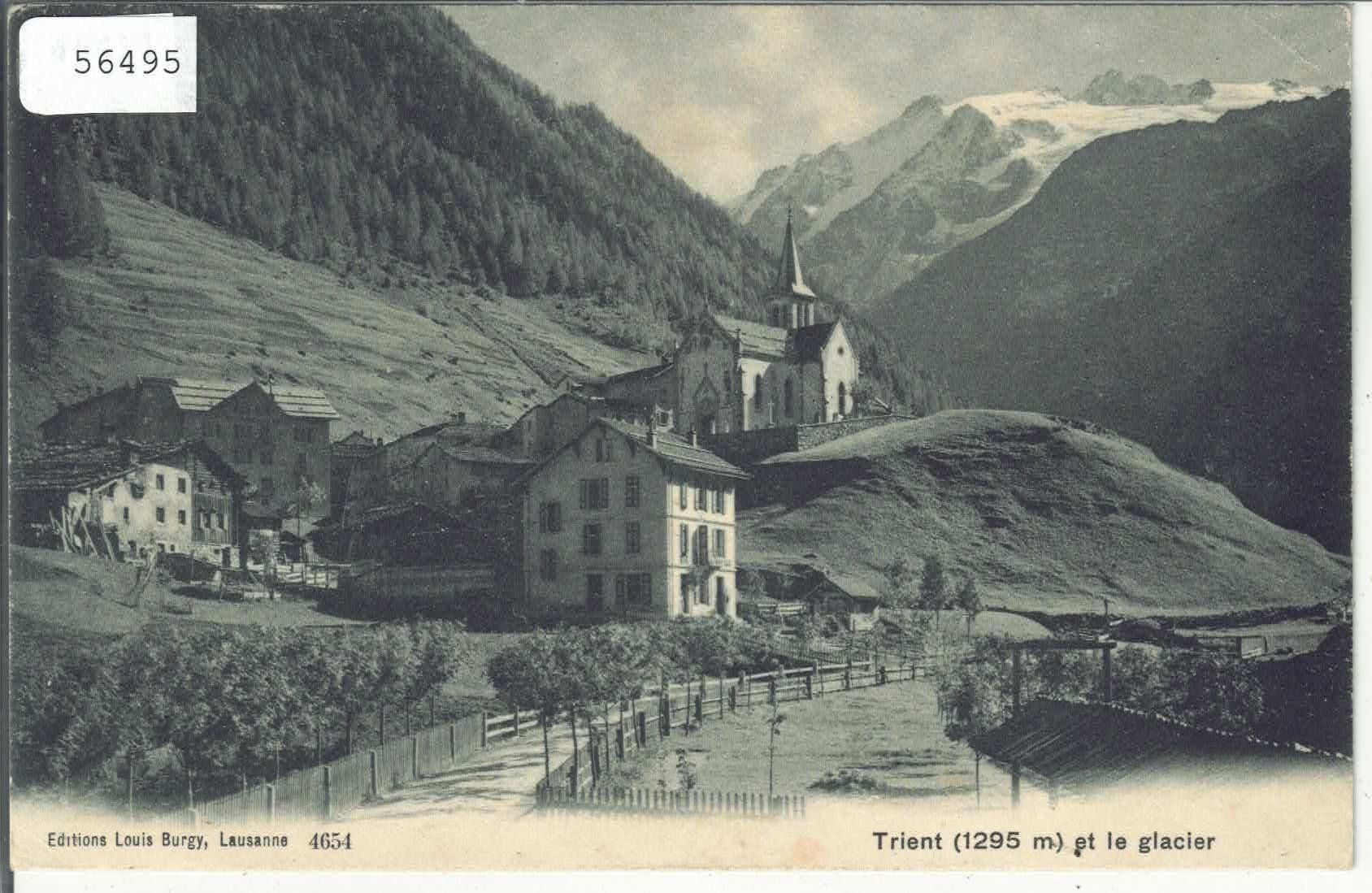 Ansichtskarten: Trient et le glacier – Gebraucht aus Ettingen von Kartenplanet