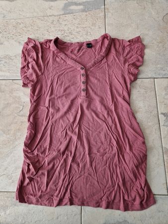 Sommerliches Umstandsmode-Shirt, Grösse 36/38