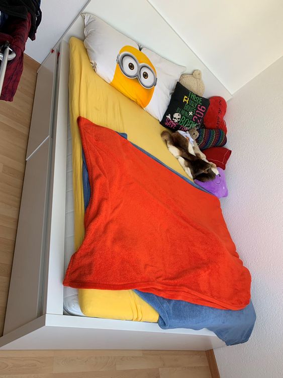 Malm Bett mit Schubladen 140x200cm Kaufen auf Ricardo