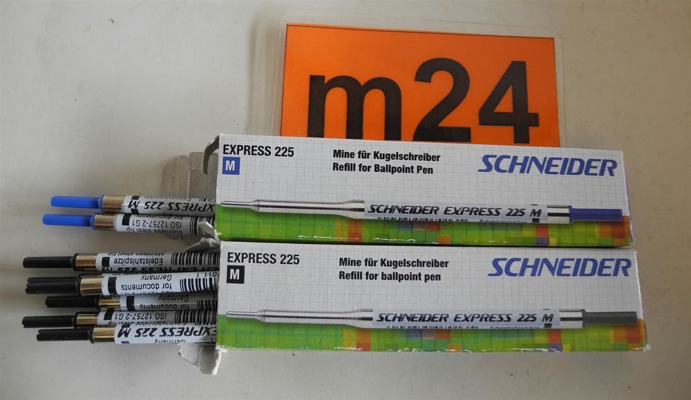 Schneider Patrone 185203 Blau VE5 – Tintenpatrone Für Marker, VE=10 Stück