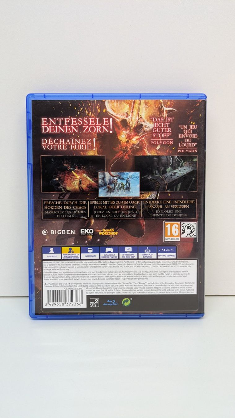 Giochi: Warhammer: Chaosbane - PlayStation 4 – Usato da Menziken venduto da mame18 2