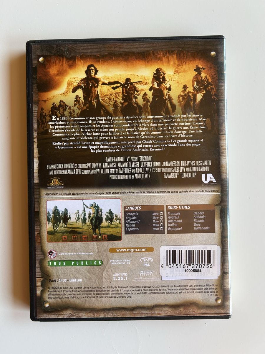 Alle DVDs: GERONIMO – Gebraucht aus St-Cierges von Crisi53 1