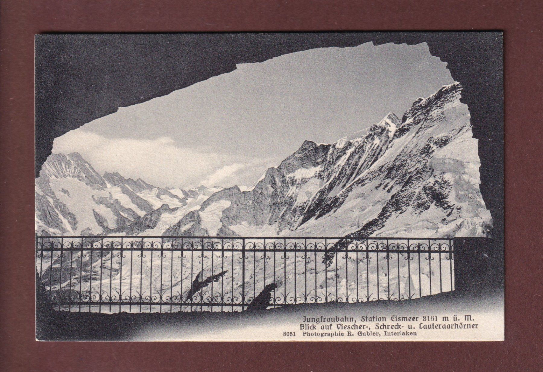 Cartoline postali: Jungfraubahn - STATION EISMEER – Usato da Pully venduto da nicecards