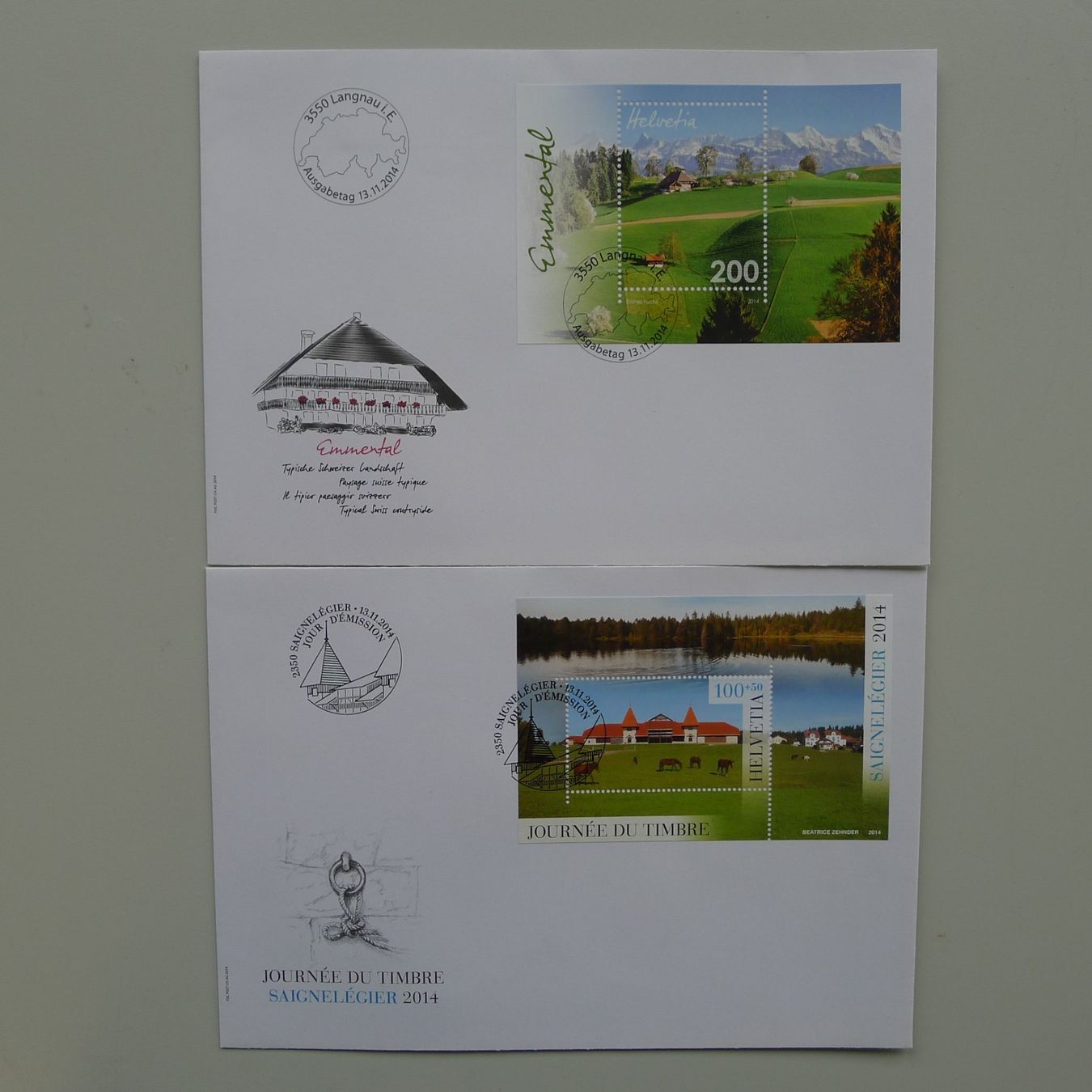 Tutti i francobolli: 2014, FDC Sammlung, total 25 Stück, neuwertig! – Usato da Sursee venduto da Luzernerraute 5