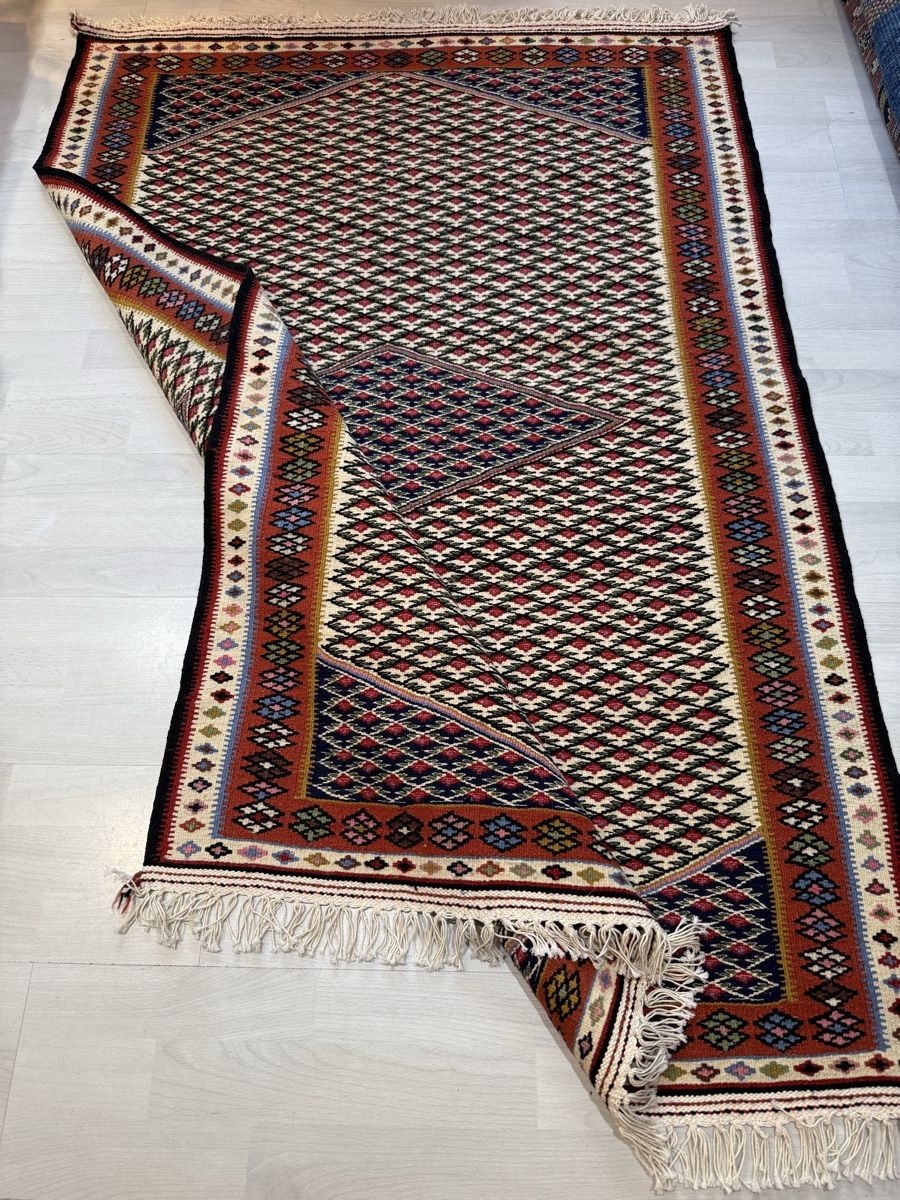 Kelim Tappeti: Echter Orient Teppich, Handgewebt, Kelim Iran 105x154cm – Nuovo e nell'imballaggio originale da Büron venduto da Filadefia-888 3