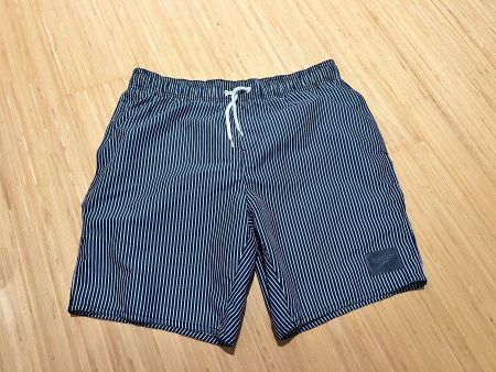 Badehose Speedo marineblau gestreift Grösse S/M