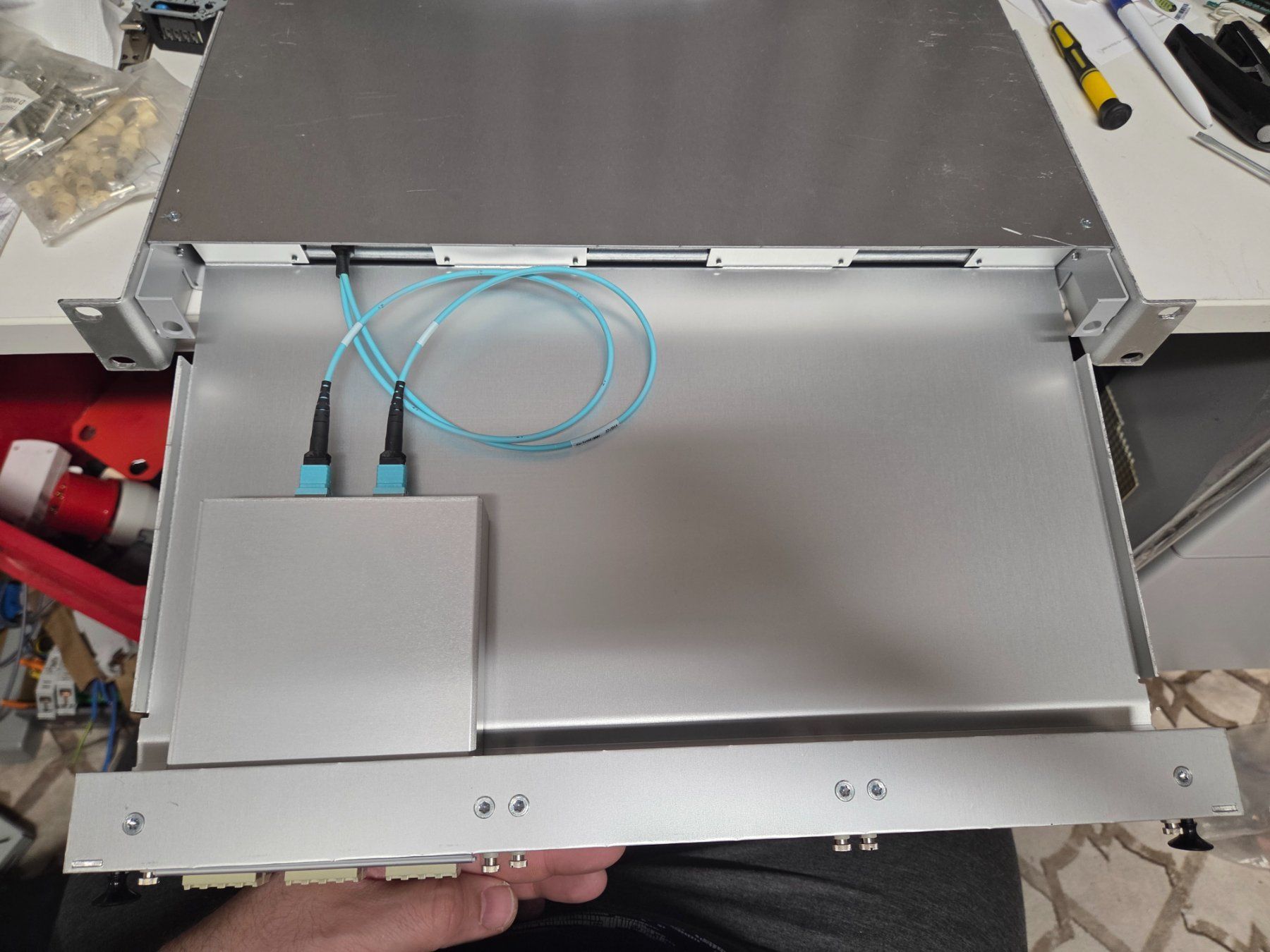 Racks & Supports: LWL Patch-Panel 19" Patchpanel mit MTP Modul – D'occasion à Zürich par Alibaba1234 2
