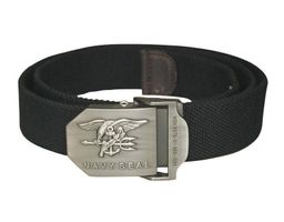 Hosengürtel - Schwarz "Navy SEAL" 120 cm