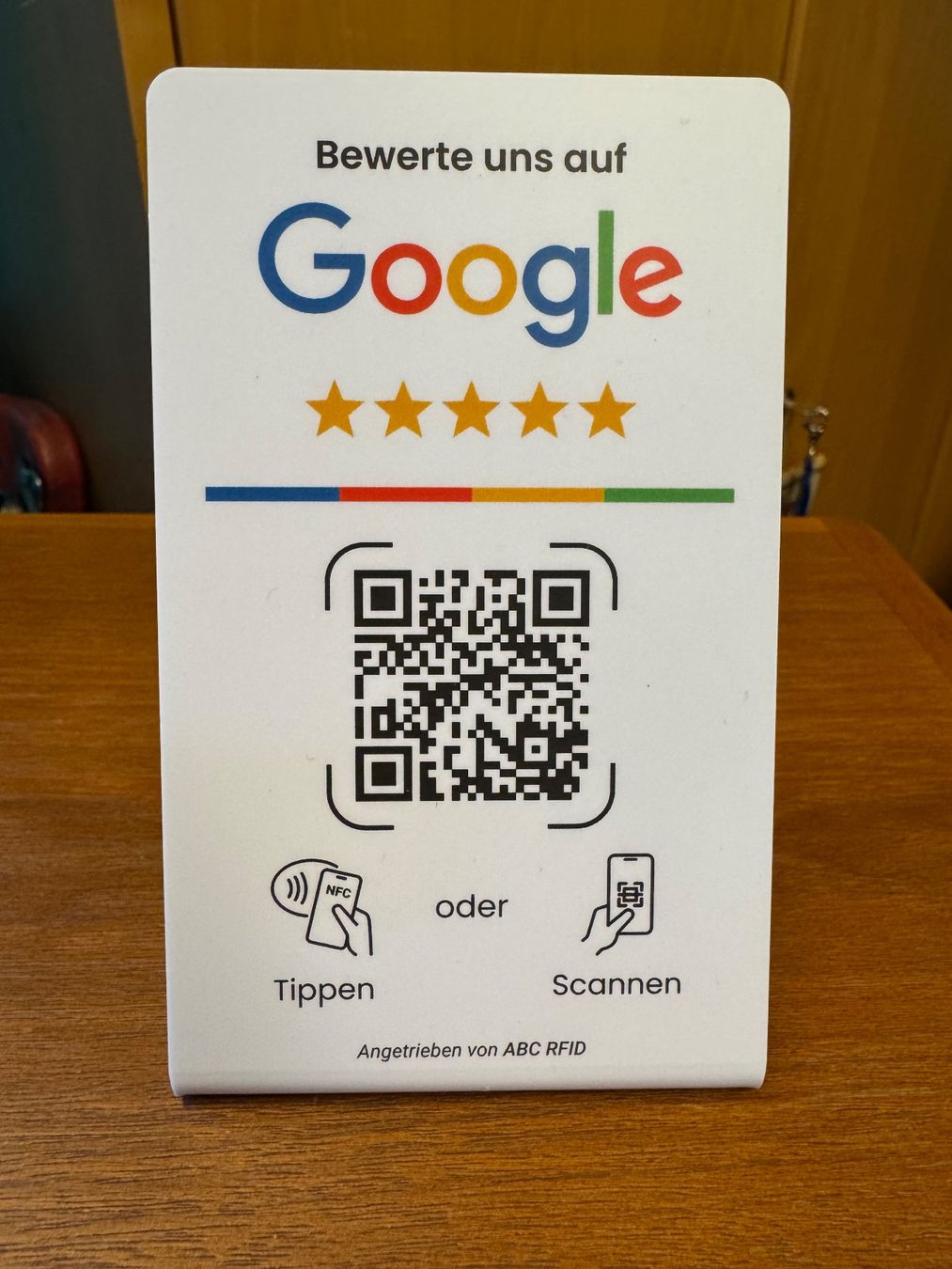 Cartoline: Google Bewertungskarte mit QR Code und NFC Funktion! – Nuovo e nell'imballaggio originale da Birmensdorf ZH venduto da Isko