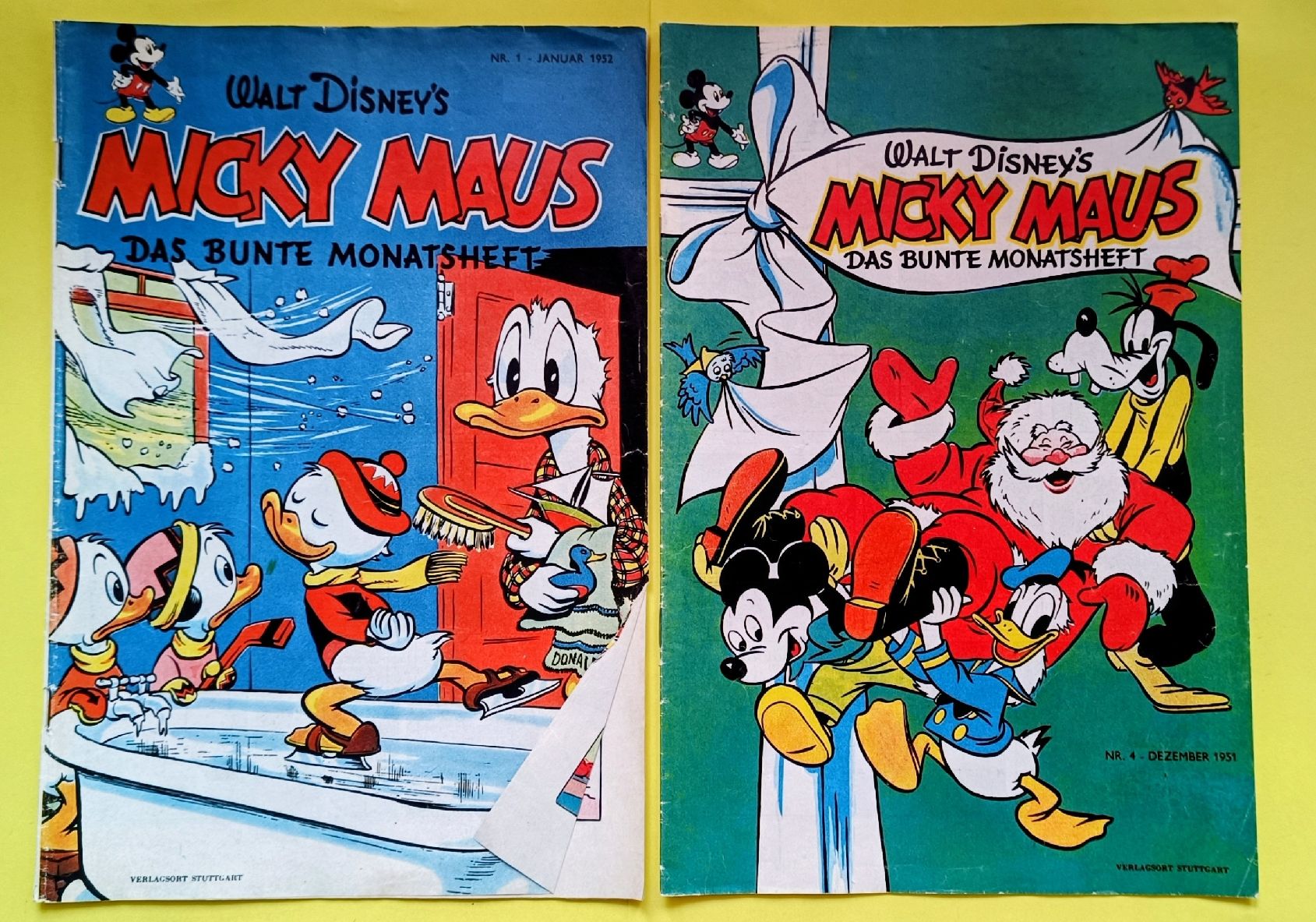 Fumetti: MICKY Maus 1951 ,1952 – Usato da Dietlikon venduto da Raffy12