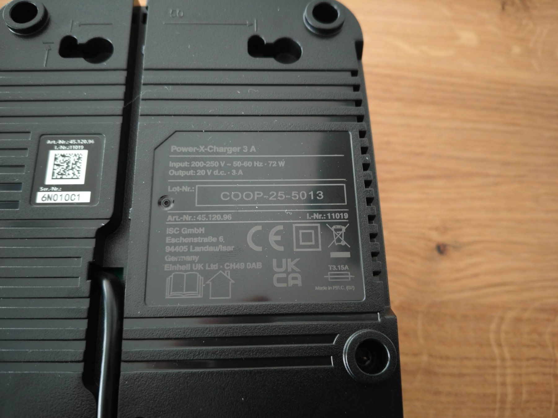 Einhell Caricatori & Batterie: Einhell Power X-Change Ladegerät Schnelladegerät  3 A NEU – Nuovo e nell'imballaggio originale da Triesen venduto da biketunerle 3