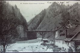 Le vieux pont de la rasse sur le doubs