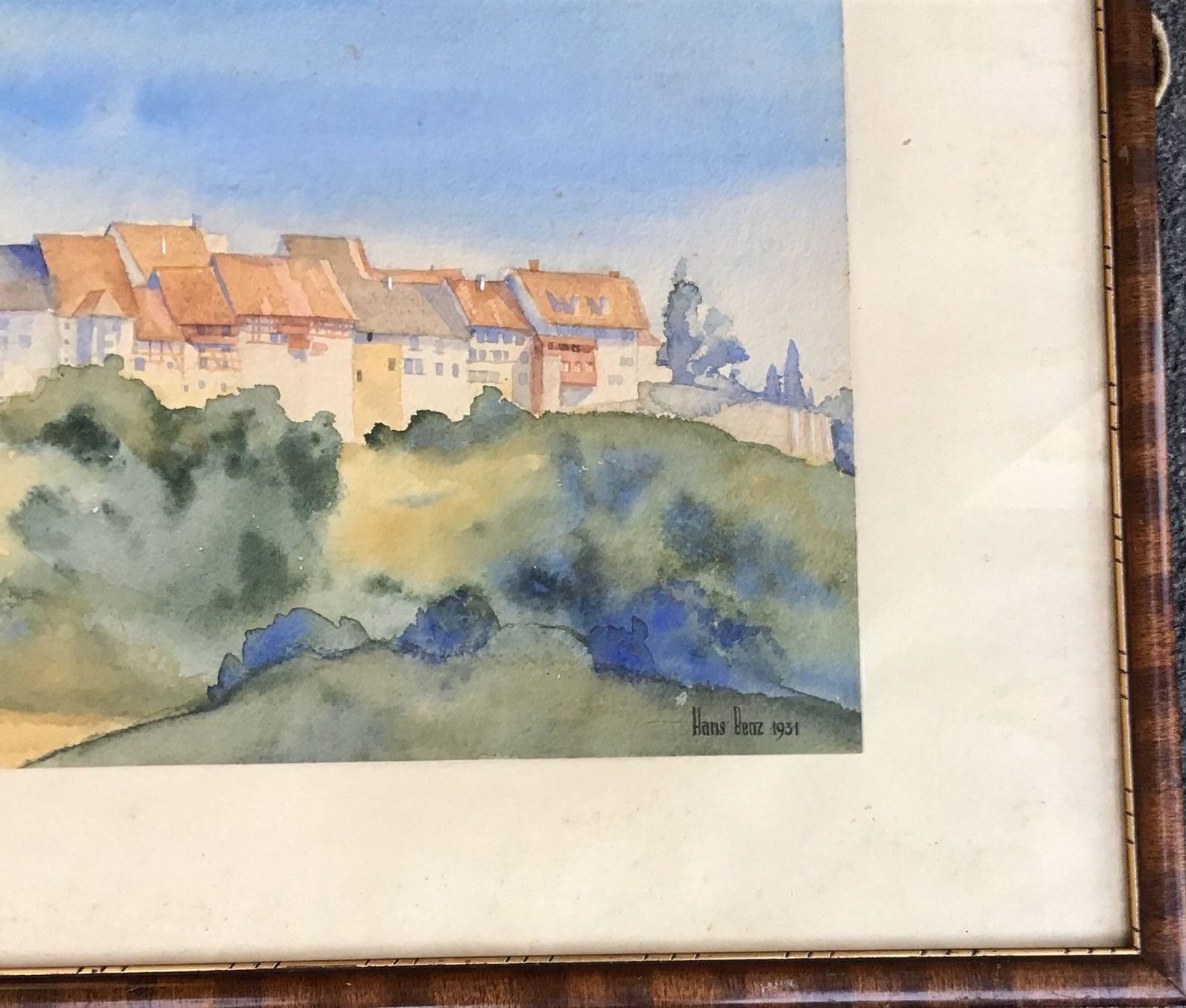 Gemälde: Hans Benz Original Aquarell – Gebraucht aus Wetzikon ZH von Nicki6 4