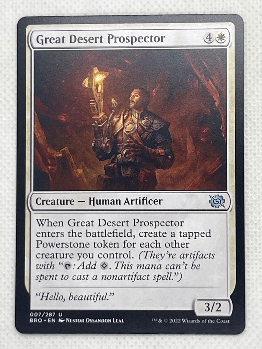 Magic The Gathering Carte collezionabili: MTG Great Desert Prospector BRO 7 Englisch Uncommon – Usato da Hinterkappelen venduto da Kim1992