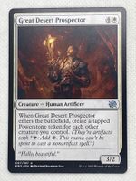MTG: Great Desert Prospector - The Brothers' War! Top!