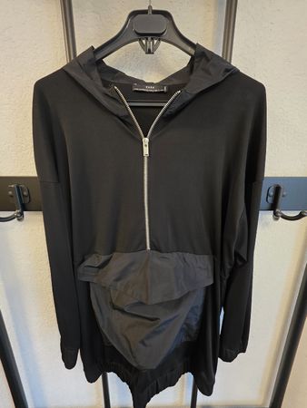 Sweat à capuche Zara noir avec fermeture éclair taille S