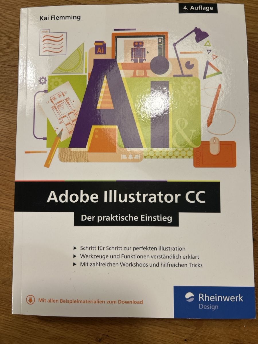 Libri: Adobe Illustrator CC, Photoshop CC und InDesign – Nuovo (secondo la descrizione) da Alpnach Dorf venduto da mar_hn6d 1