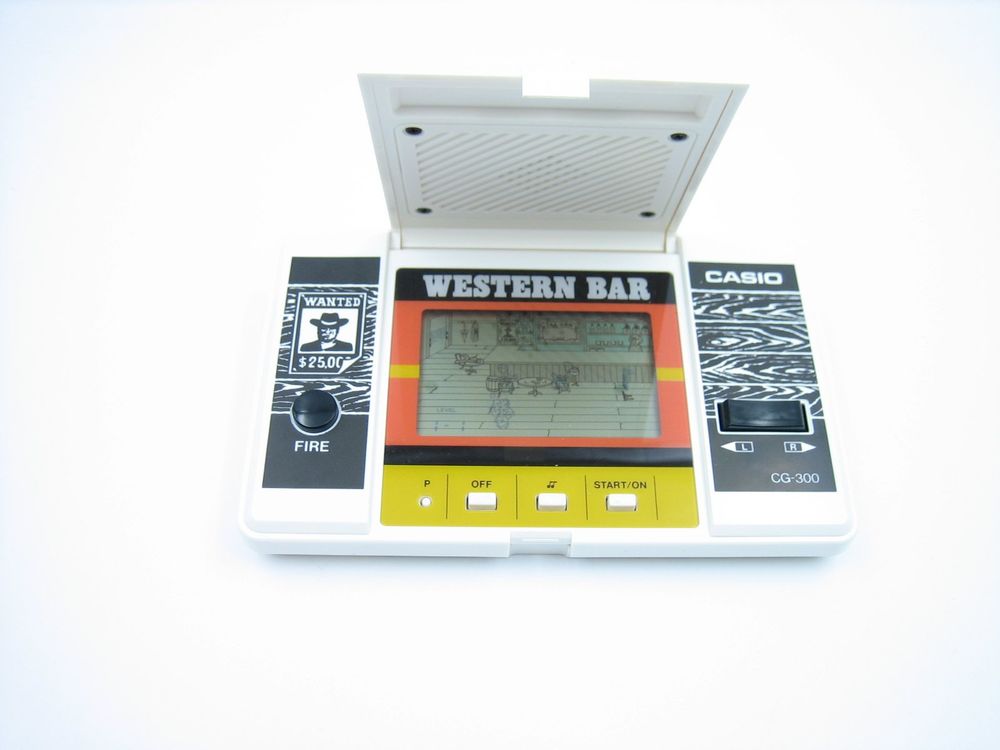 Handheld CASIO Western Bar Game, wie Game & Watch RAR OVP