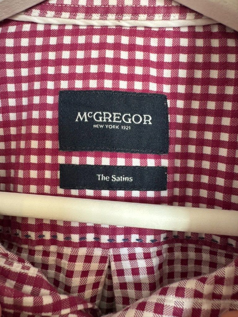 Camicie: McGREGOR Herrenhemd Rot/Weiss kariert | Langarm |Button-Down – Usato da Staufen venduto da jei_7bfb 3