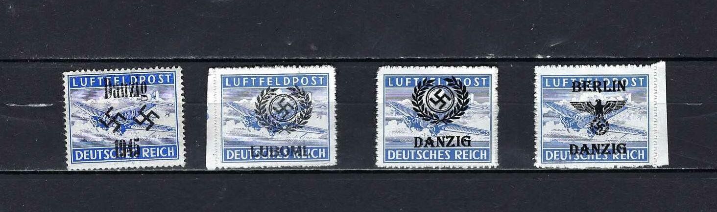 Tous les timbres: Luftfeldpost mit Aufdruck ** – Neuf avec emballage d'origine à Lindau par Rickie123