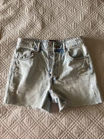 Short en jeans