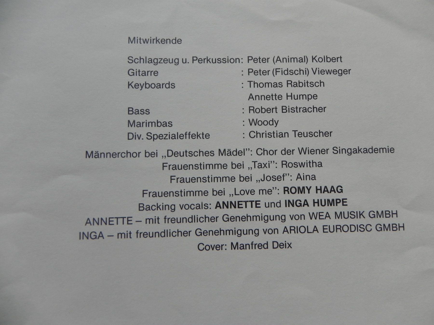 Dischi in vinile: LP Deutsch Ostereich Döf 1983 mit Hit Codo aus der Ferne ... – Usato da Siebnen venduto da krimsie 6