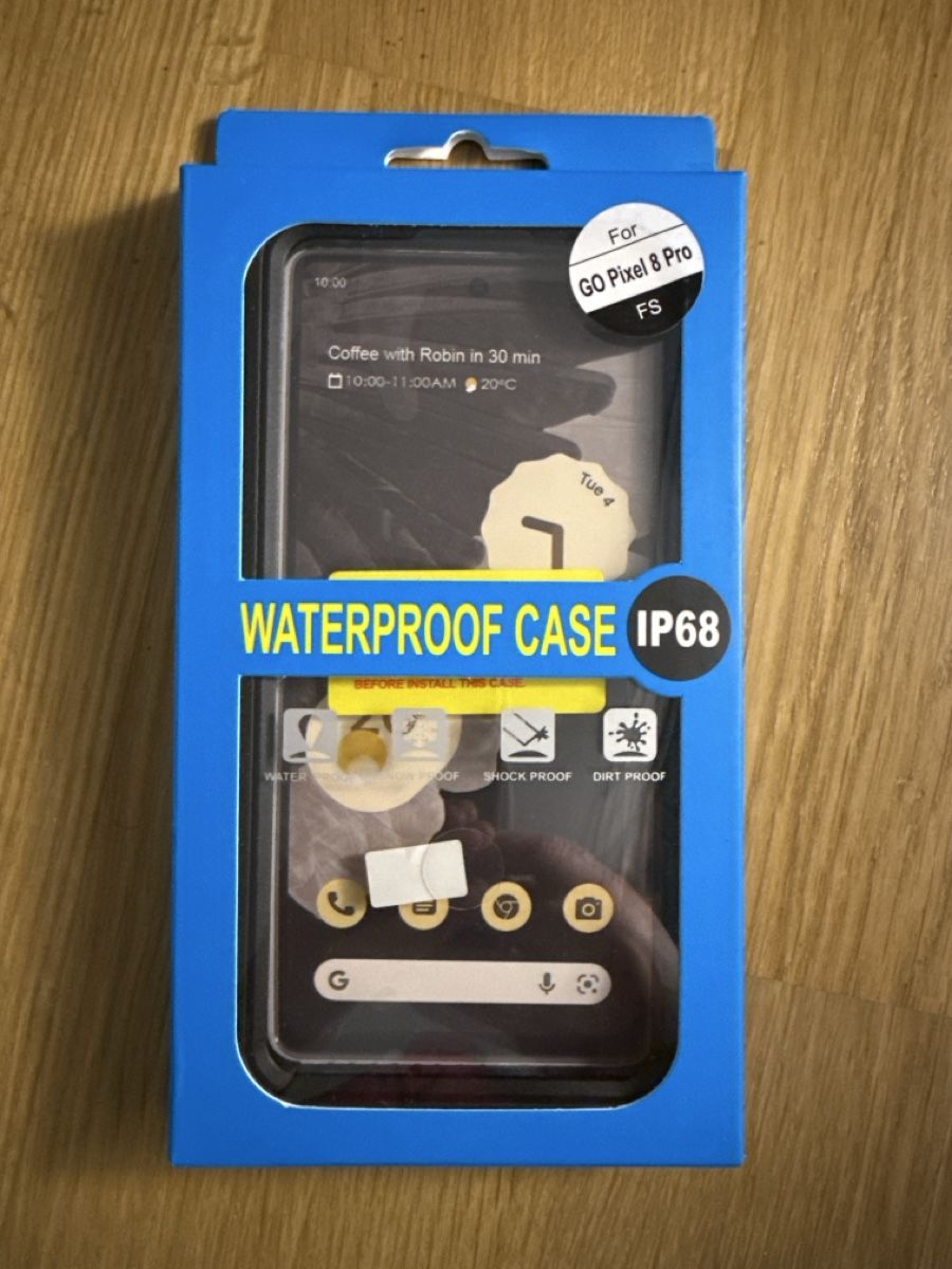 Google Cover & Protezioni schermo: Wasserfestes Cover fürs Google Pixel 8 Pro – Nuovo e nell'imballaggio originale da Zweisimmen venduto da Mousie