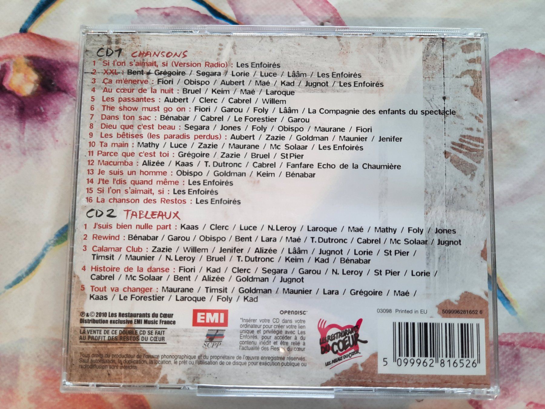 CD: CD La crise de nerfs des enfoirés – Usato da Pully venduto da bro_n52j 2