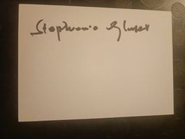 Stephanie Glaser - handsigniert - persönlich gesammelt