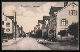 Romanshorn, Alleestrasse mit Gasthaus zu