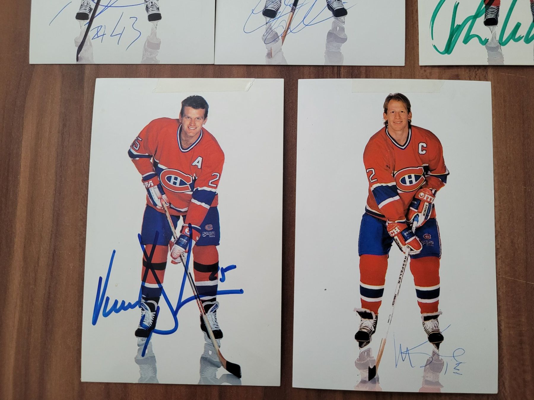 Autografi: Montréal Canadiens Autogramm Karten – Usato da Beinwil (Freiamt) venduto da Tourigny 2
