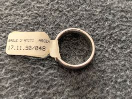 Ring der Freundschaft bague d'amitié 925 Silber Grosse 48
