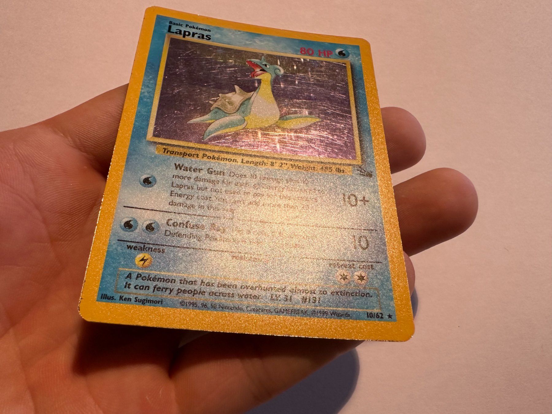 Pokémon Carte collezionabili: Lapras holo Fossil EN – Usato da Hagendorn venduto da Pokecollectorch 1
