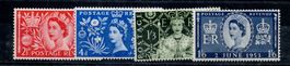 GB 1953. Krönung Königi Elizabeth Serie Postfrisch **