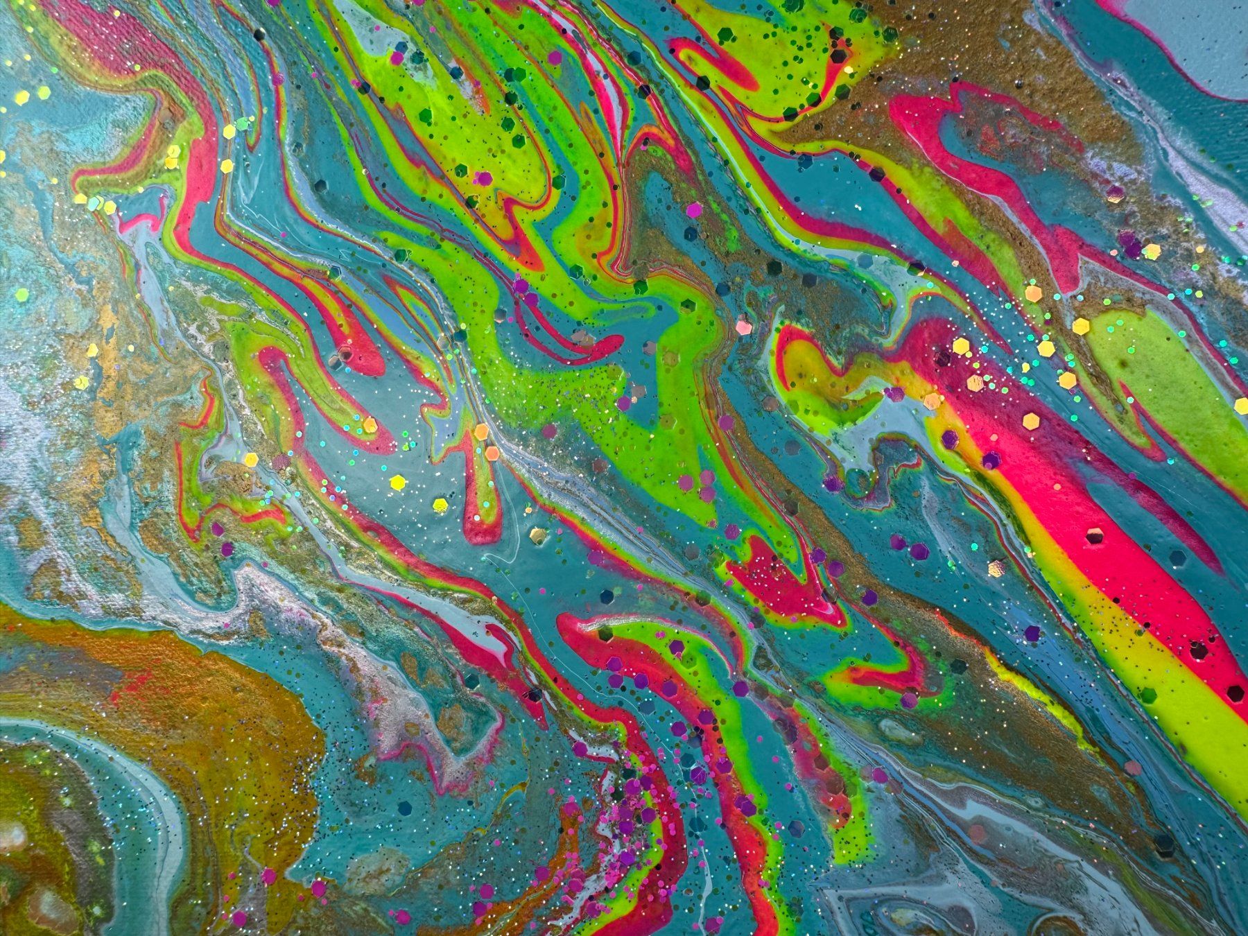Dipinti: Acryl-Flüssigmalerei, rechteckig – Usato da Schlieren venduto da MayaSheng1983 1