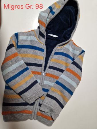 MIGROS Strickjacke mit Fleece Gr. 98