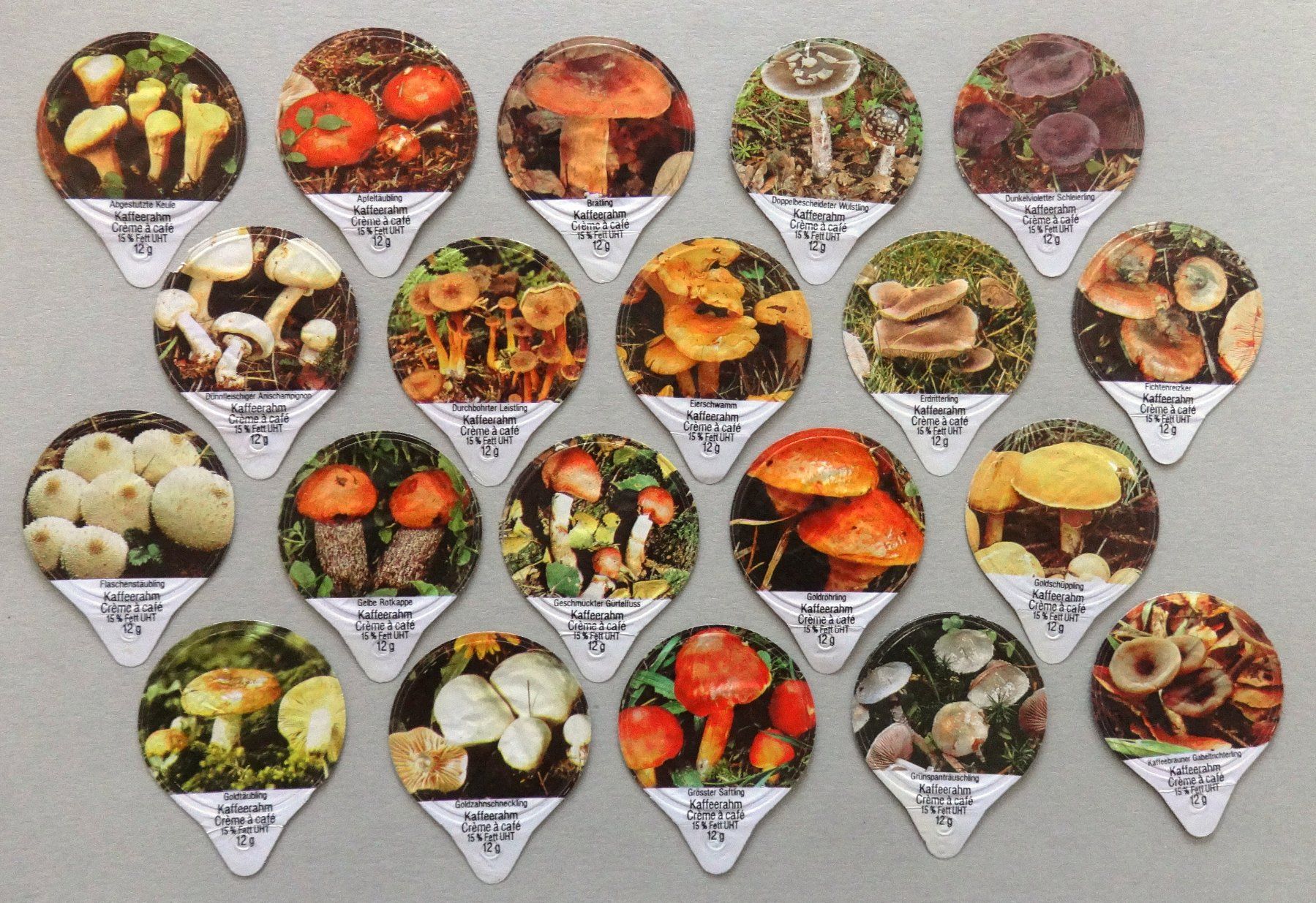 Coperchi dei cremini per caffè: Série 620 - Champignons  (40) – Usato da Fétigny venduto da cha_cz69 2