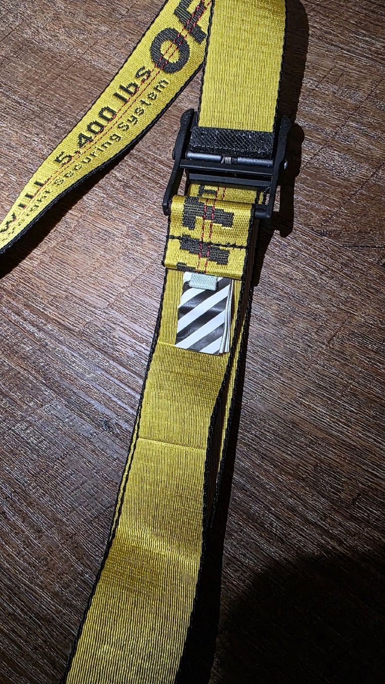 Off-White Cinture: Off-White industrial belt 2013 – Usato da Bonstetten venduto da mar_5hmn 1