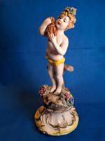 Capodimonte Figur- Bassano signiert putti Engel