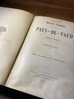 Livre Pays de Vaud Auguste Vulliet 1898