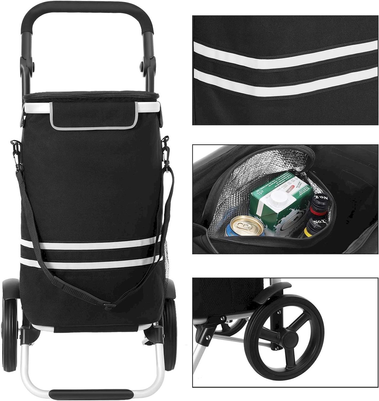 Altro per la casa: Einkaufstrolley klappbar 35L schwarz – Nuovo e nell'imballaggio originale da Bottighofen venduto da zaap 2