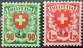 schöne Wappenmuster 163/64 postfrisch** SBK 175.- günstig