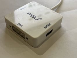 Mini DisplayPort Adapter auf HDMI VGA DVI