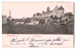 Relief-AK Porrentruy, Le Chateau, 1906