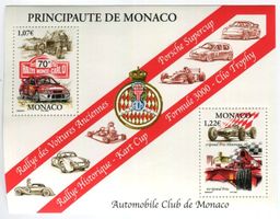 Block "Formel 1. Automobile Club de Monaco". Monaco