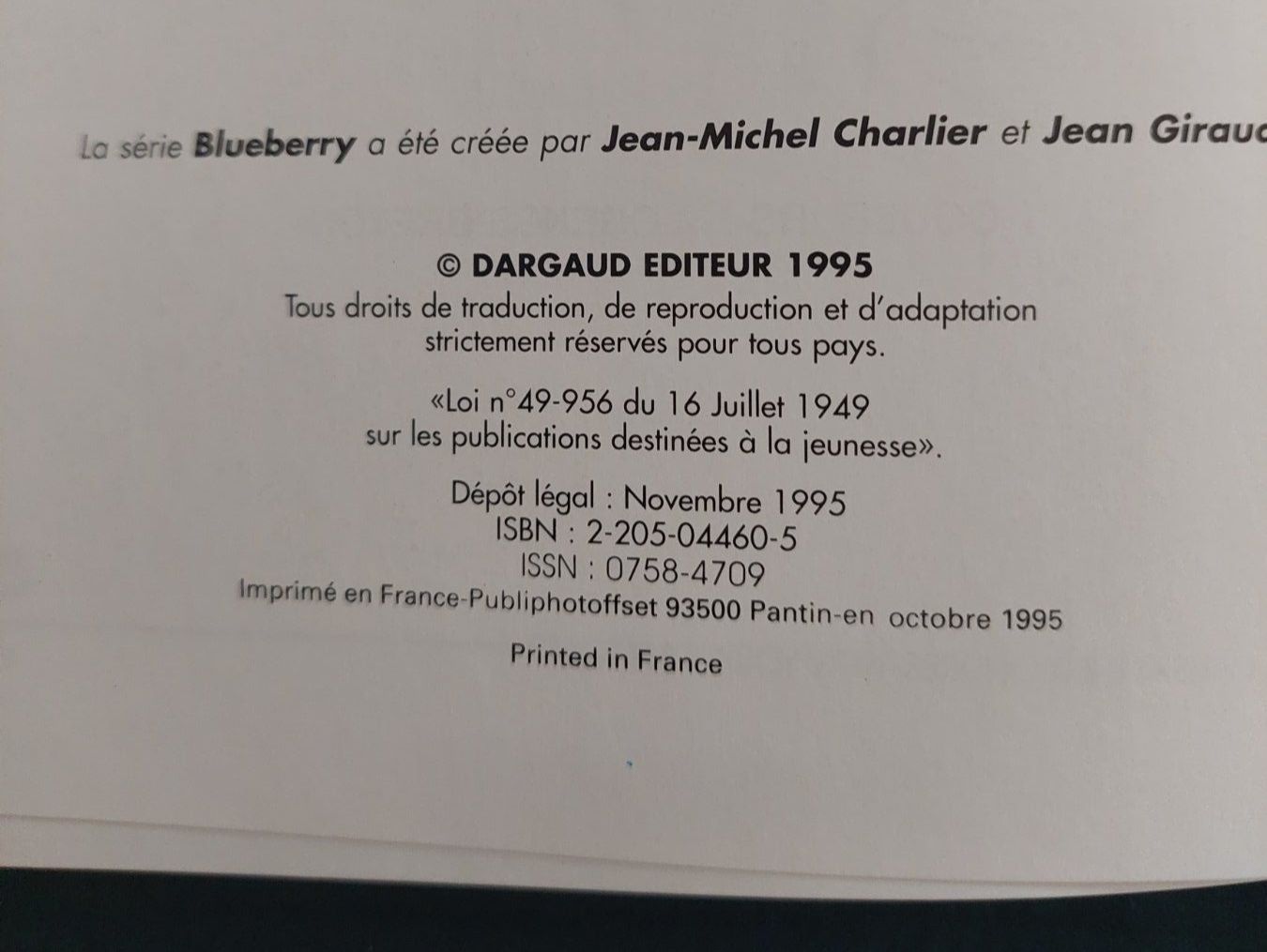 Fumetti: Mister Blueberry EO 1995 Neuf – Usato da Genève venduto da Blu_BD 2